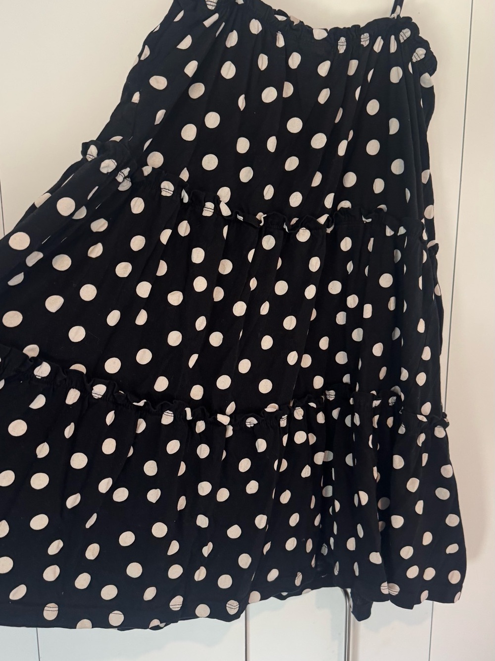 CLOSET CLEAN-OUT: ASOS DESIGN Black & White Polka Dot Dress - Picture 5 of 8
